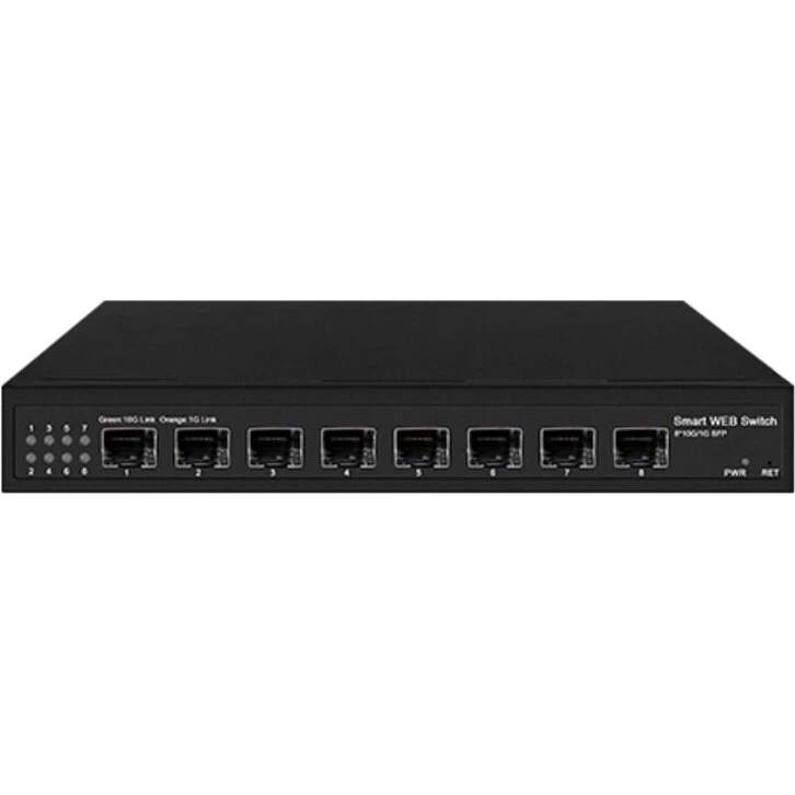 LA 8-port 10Gb SFP+ Layer 2 Managed Switch LA-SWM2L-10G008-S