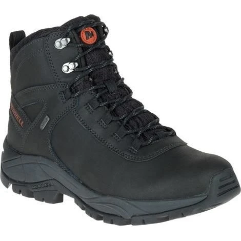 Merrell Vego Mid LTR WTPF Vandrestøvle i sort læder til herre