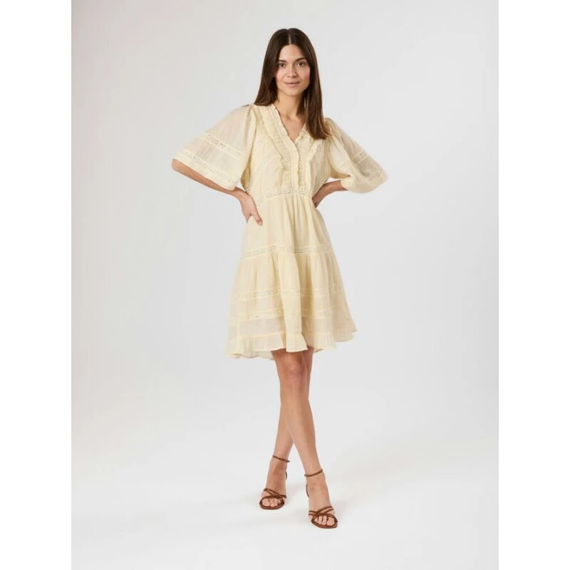 Neo Noir Milene S Voilekjole, Lys gul