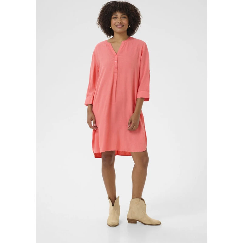 Cream CRVenta Caftan Short Dress – Porcelain Rose