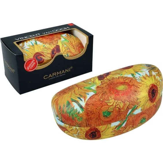 CARMANI Brilleetui - Van Gogh, Solsikker