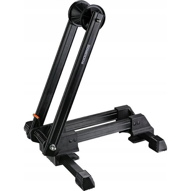 Rockbros T30 Foldbart cykelstativ til forhjul eller baghjul - Sort