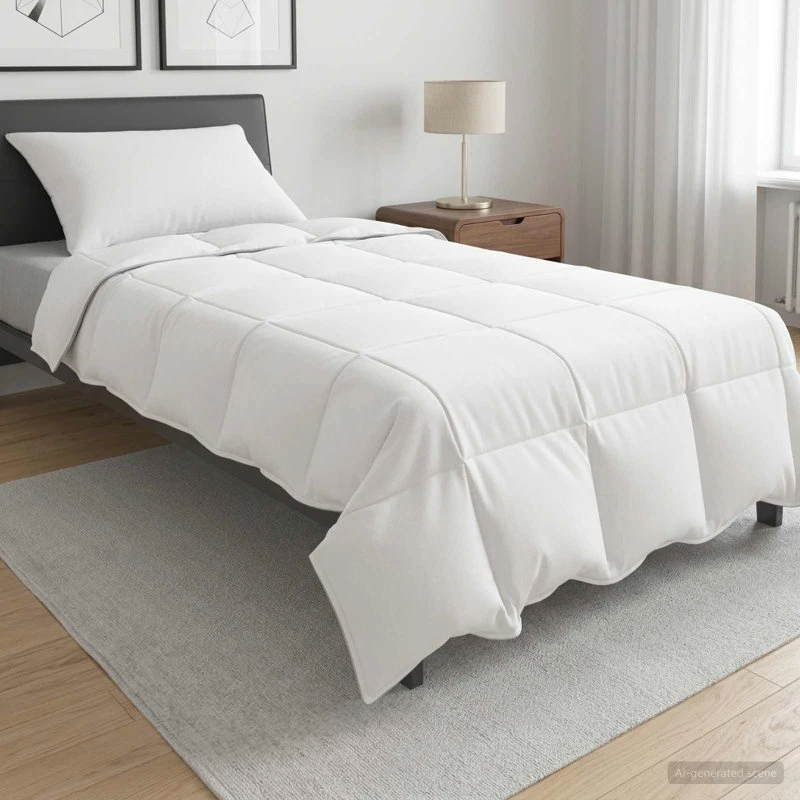 vidaXL Quiltet dyne 2 stk. - Hvid