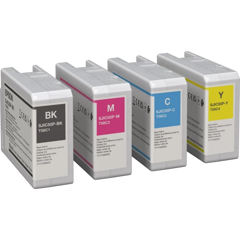 Epson T58C1 Sort Blækpatron - 80 ml til ColorWorks CW-D6000Pe