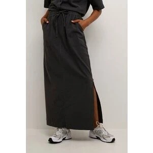 Kaffe Kanaya Liah maxinederdel - Black Oyster