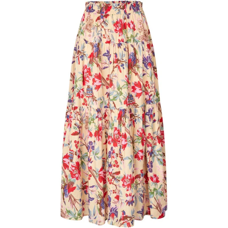 Lollys Laundry Sunset Maxi Nederdel – Flower Print