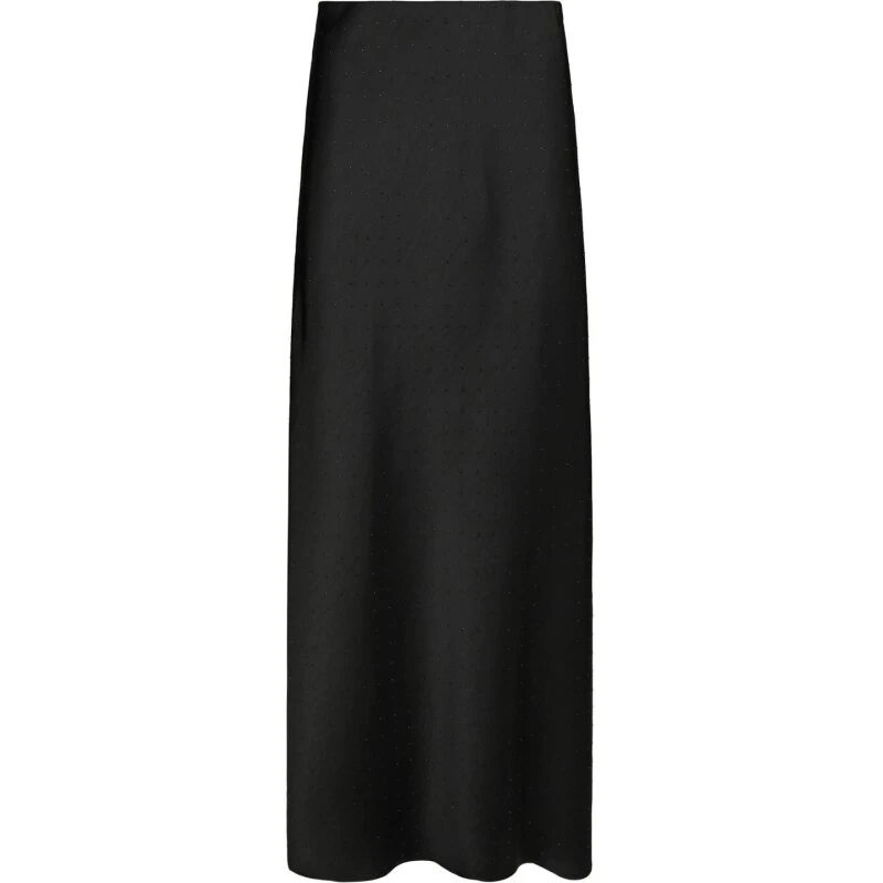 Neo Noir Viso Heavy Sateen Bedaz Skirt - Sort