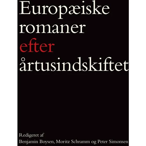 Europæiske romaner efter årtusindskiftet