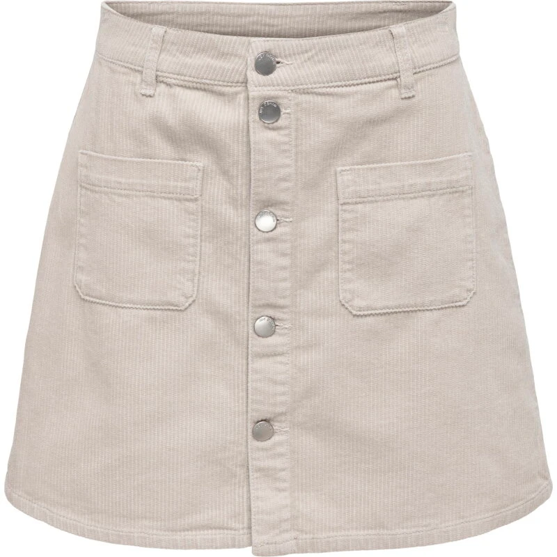 JDY JDYShiraz Corduroy Nederdel – Moonbeam