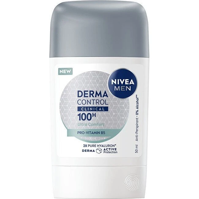 Nivea Men Derma Dry Control Solid Antiperspirant 50 ml
