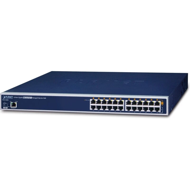 PLANET POE1200G Administreret 24-port Gigabit PoE-switch 1U (blå)
