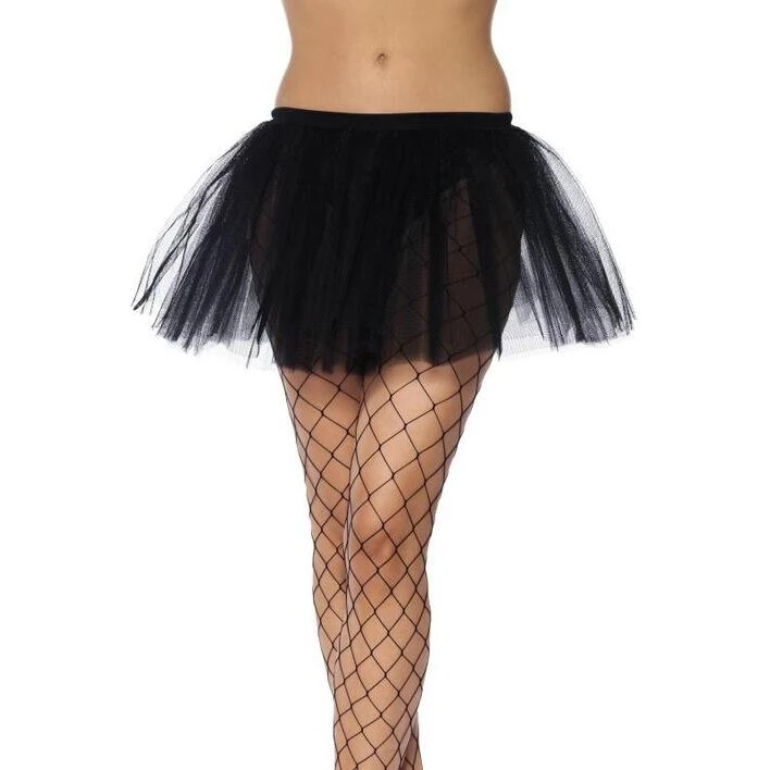 Uden mærke Tylskørt - sort 30 cm (one size)