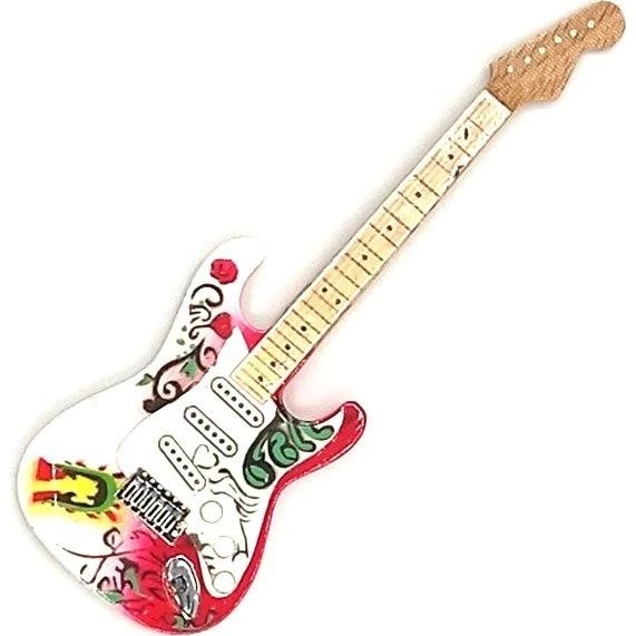Jimi Hendrix - Fender Stratocaster - Monterey Pop Køleskabsmagnet