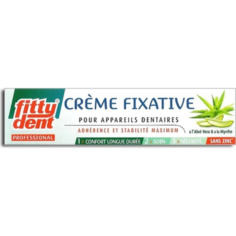 Fittydent Fixative Creme til Tandproteser, 40g