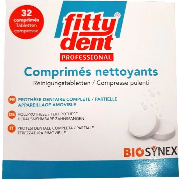 Fitty Dent rensetabletter x32