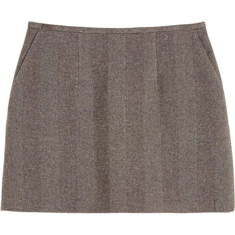 Aiayu Corduroy Mini Nederdel - Bark