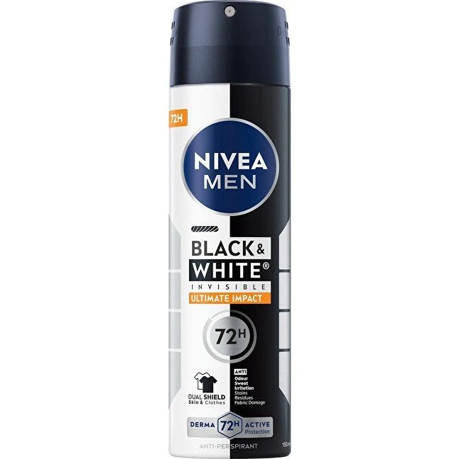 Nivea Men Invisible Black & White Ultimate Impact Antiperspirant 150ml