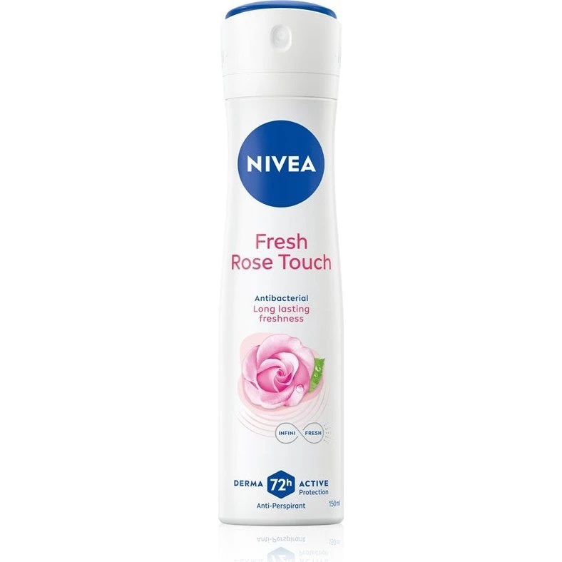 Nivea Fresh Rose Touch Antiperspirant Spray - 150ml