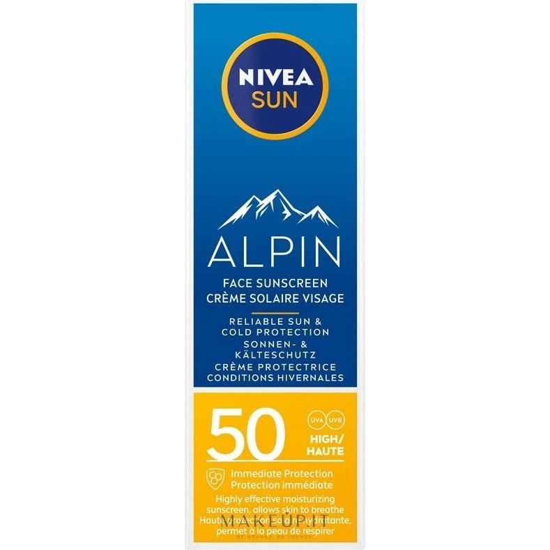 Nivea Alpin Solcreme SPF 50 - 50 ml