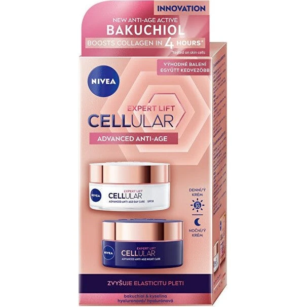 NIVEA Hyaluron Cellular Filler Mobilløftesæt til moden hud
