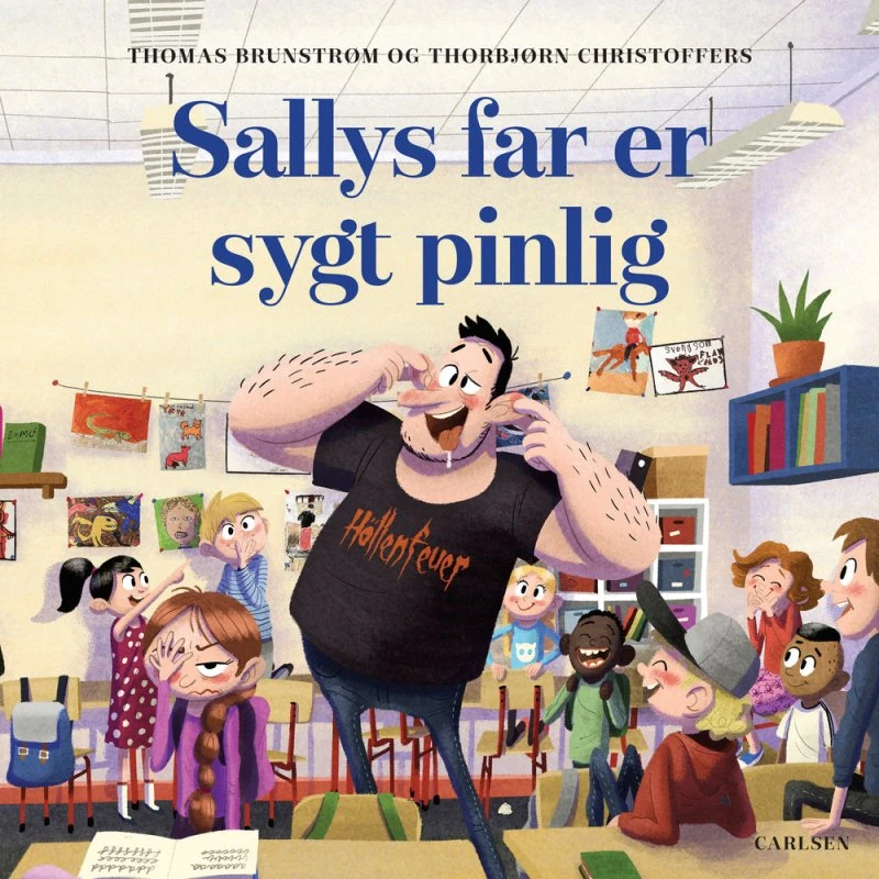 Sallys far er sygt pinlig - Lydbog
