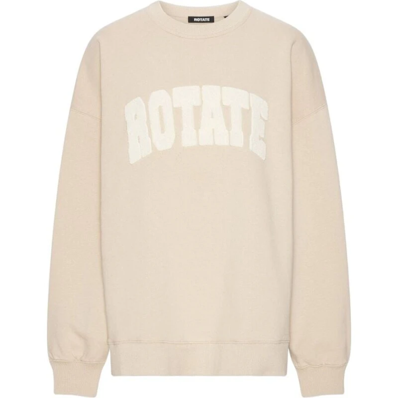 ROTATE Heavy Sweat Crewneck – Cement, Oversized
