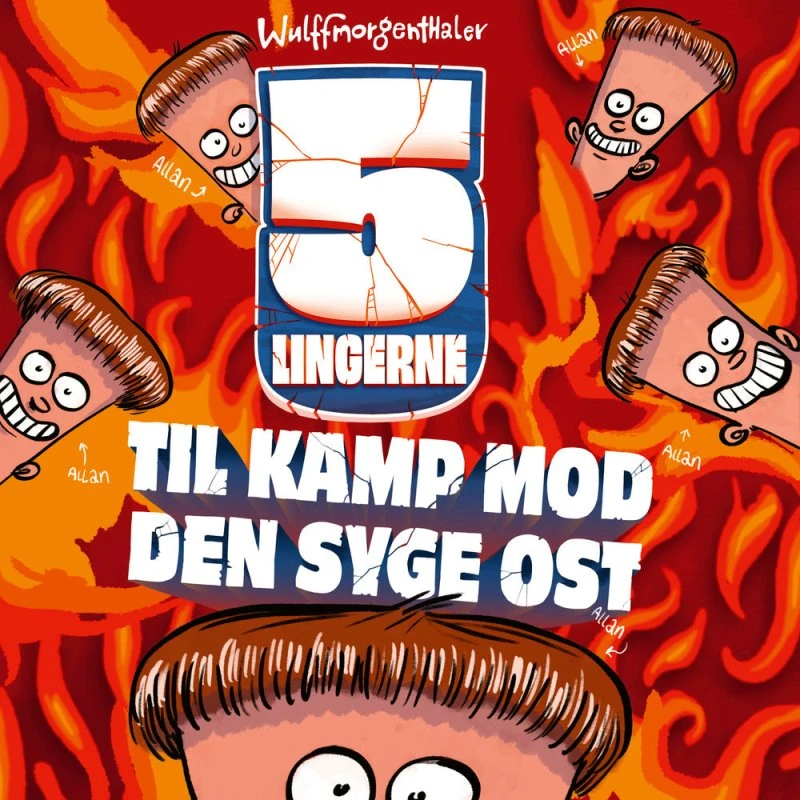 Femlingerne - til kamp mod den syge ost - Lydbog