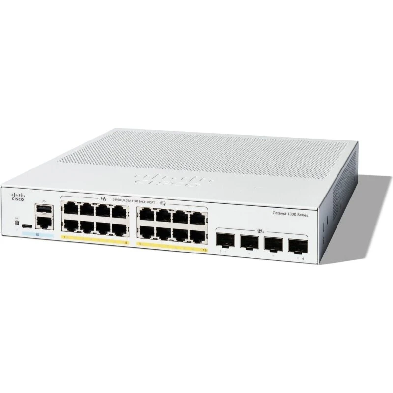 Cisco C1300-16P-4X 16-port PoE, 4x10G SFP+ (hvid)