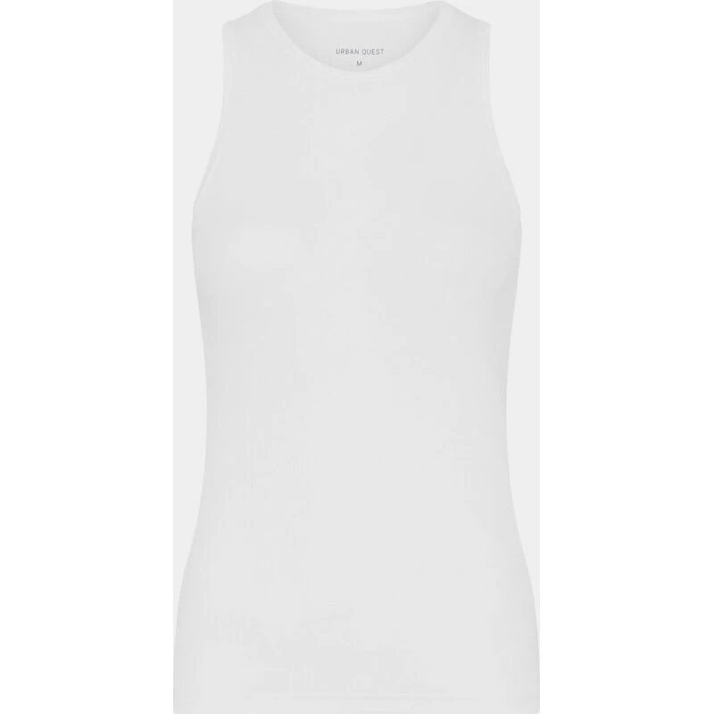 Urban Quest Bambus Rib Tanktop - Hvid