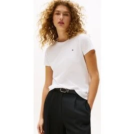 Tommy Hilfiger Abby crew-neck T-shirt, hvid