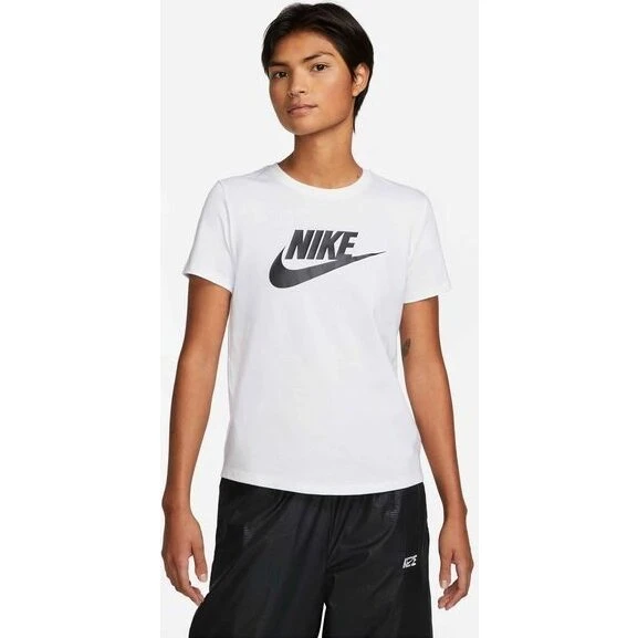 Nike Sportswear Essentials Logo T-shirt til kvinder - Hvid