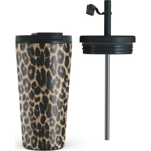 Burga Player Termokop med Låg og Sugerør - 500ml