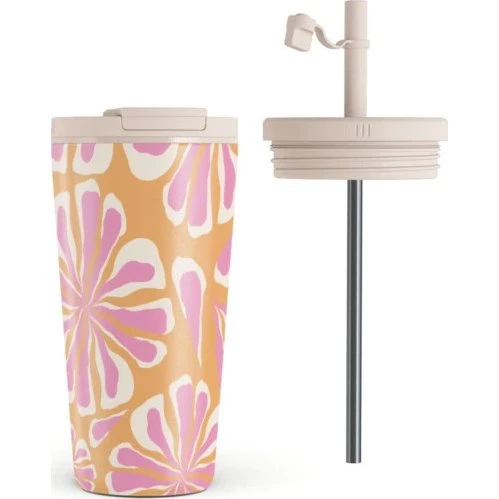 Burga Aloha Travel Mug 500ml med låg og sugerør