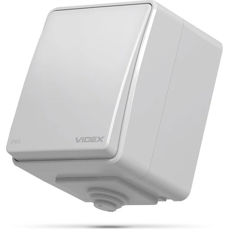 Udendørs 1-kanals afbryder - IP65, 73x63mm, grå
