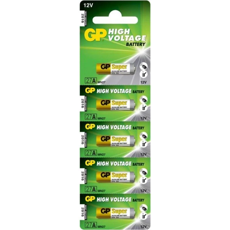 GP Special Alkaline 27A C5 Batterier - 5 stk.