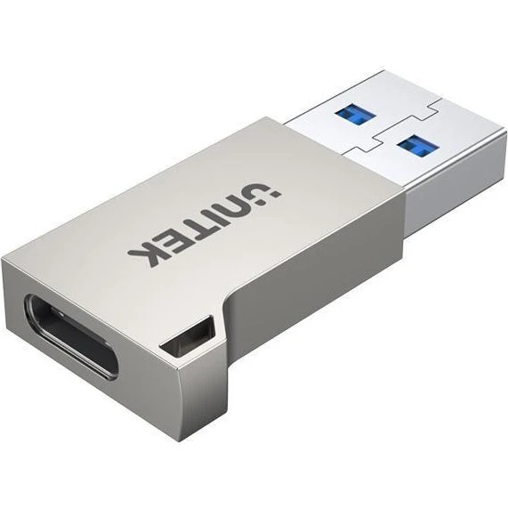 Unitek USB-C til USB-A 3.1 Gen 1 Adapter - Sølv