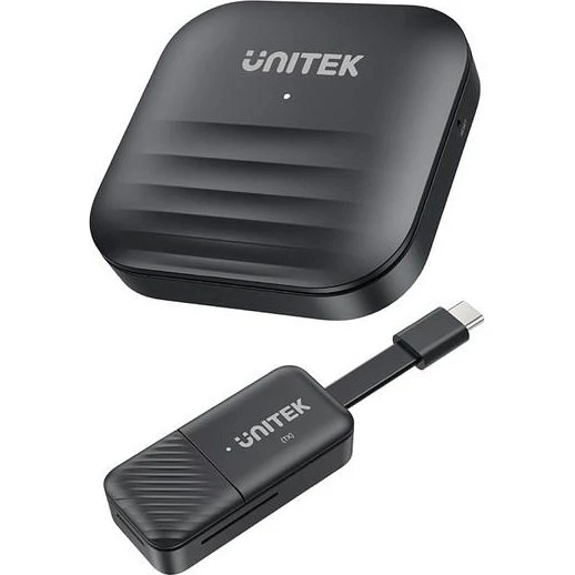 Unitek V1184A01 Trådløs AV Extender Sæt - Sort