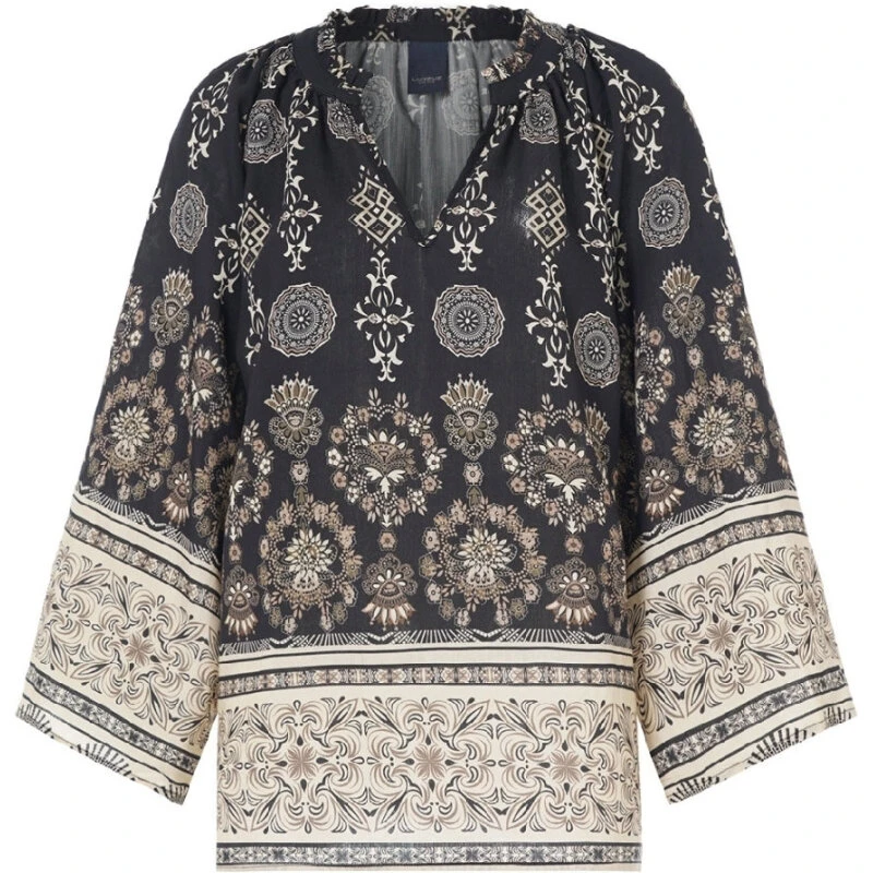 LUXZUZ Salinas bluse – sort