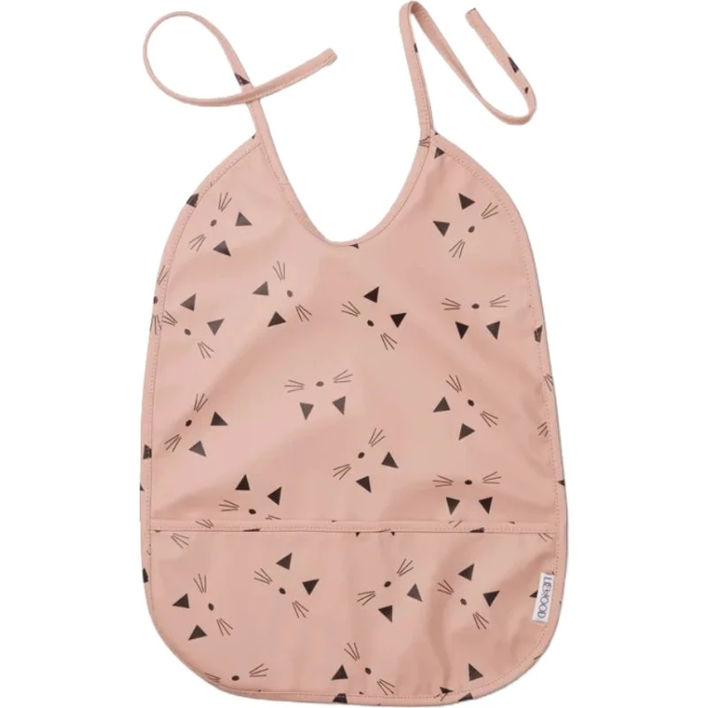 Liewood Lai hagesmæk Cat Rose, vandtæt (26×30 cm)