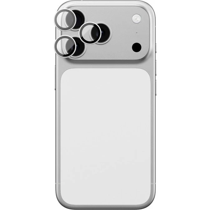 AmazingThing Lens Glass til iPhone 17 Pro/Pro Max - Sølv