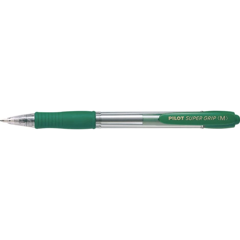 Pilot Supergrip Kuglepen, Grøn, 1,0 mm