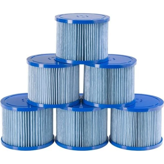 Antimikrobielt spa-filter, 6 stk.