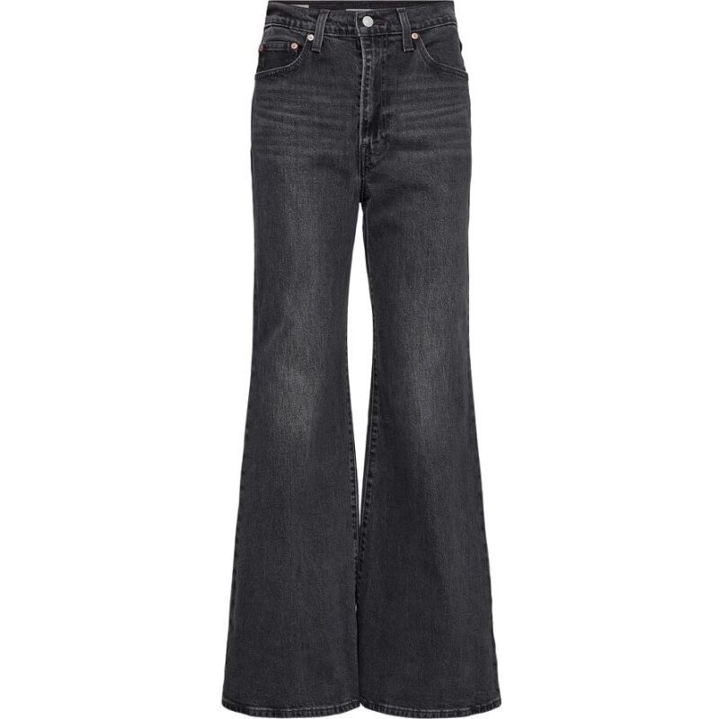 Levi's Ribcage Bells High Waist Flared Jeans - Sort
