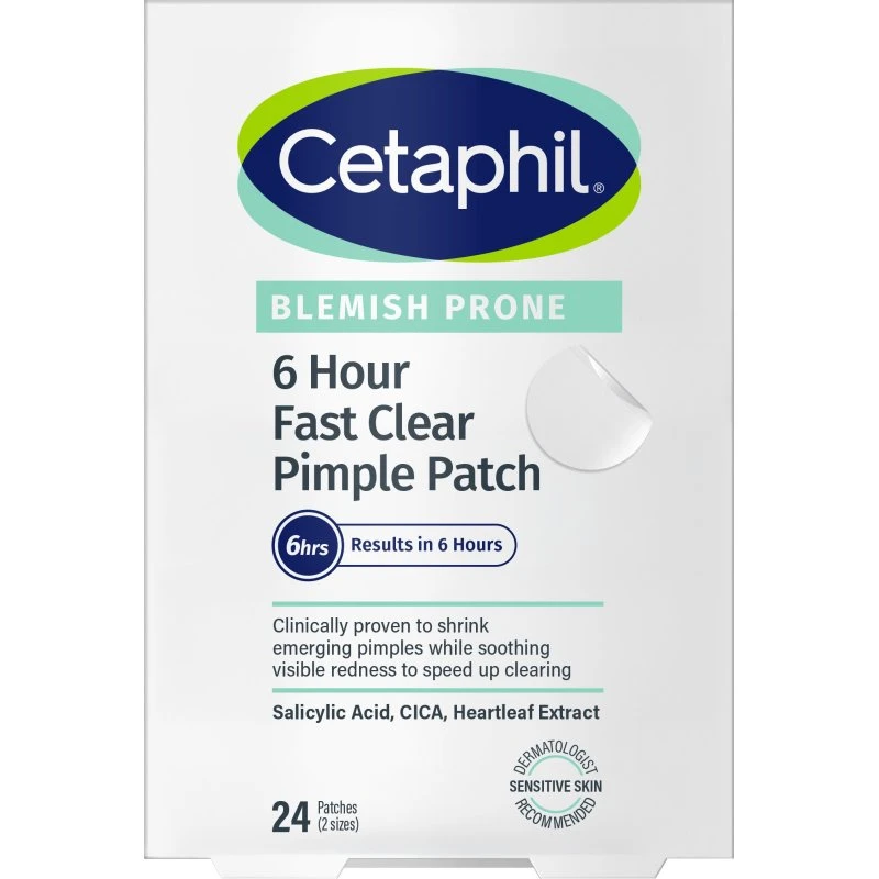 Cetaphil 6h Fast Clear Pimple Patch, 24 stk.