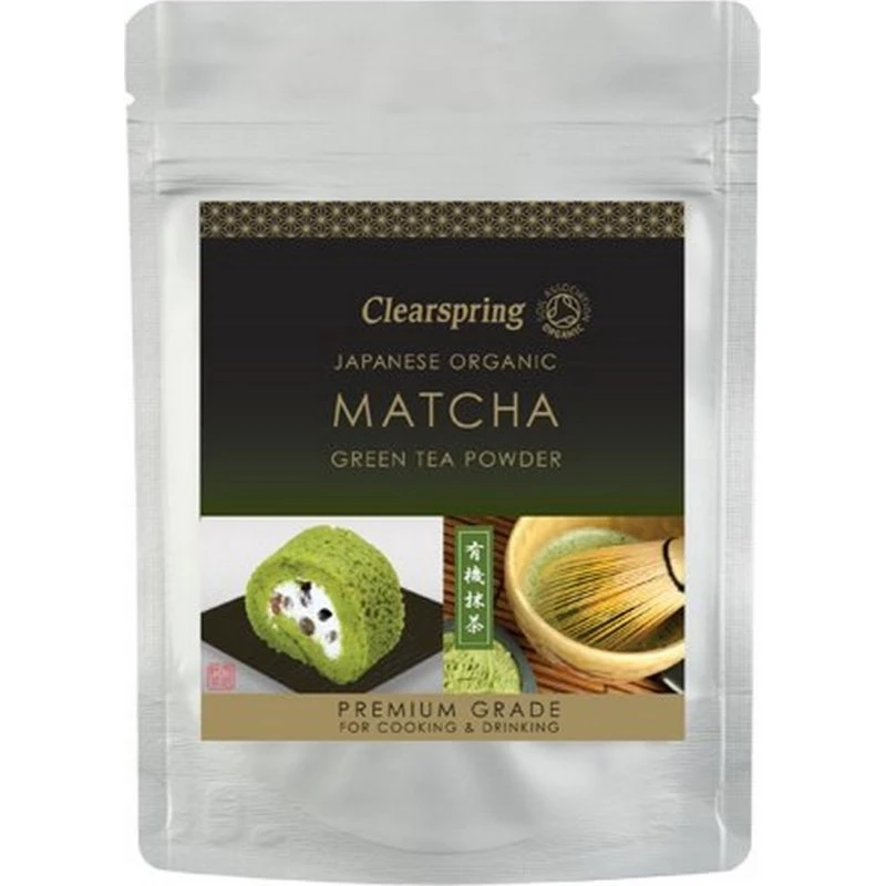 Clearspring Matcha Premium Grøn Te Pulver 40g