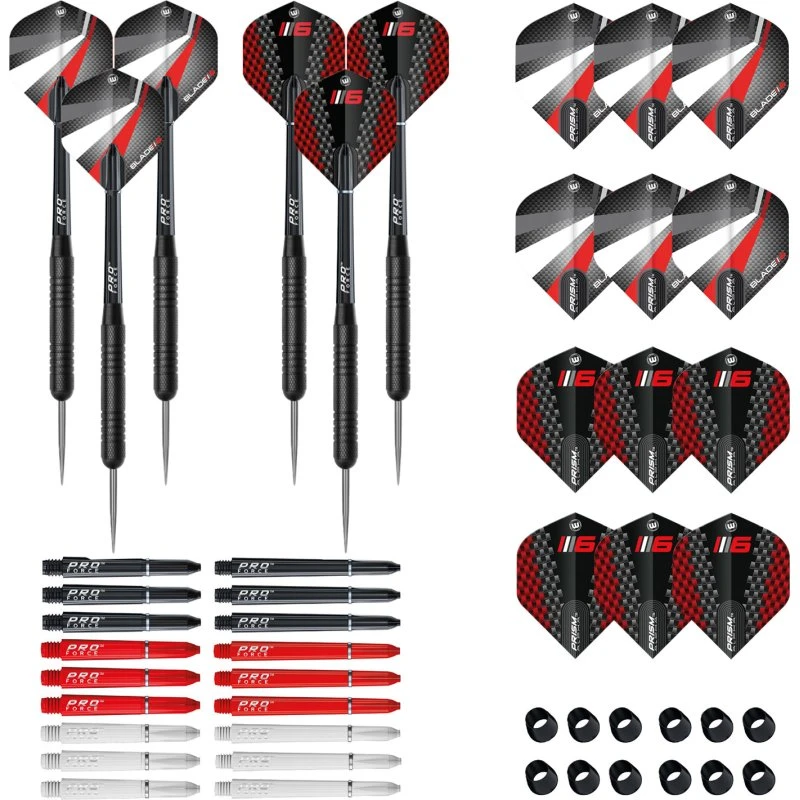 Winmau Blade 6 Starter Dartsæt - 6 x 18g messingpile