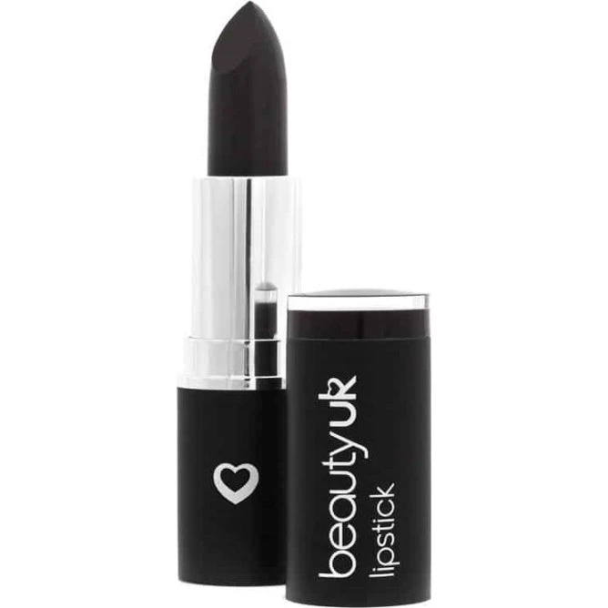 Beauty UK Lipstick No.13 Darkness - Sort Glossy
