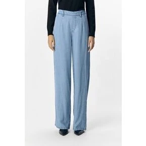 Frame Lisa Wide Bukser – Lys blå denim (Lyocell)