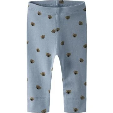 Name It Dusty Blue Nbmlialo Slim Leggings
