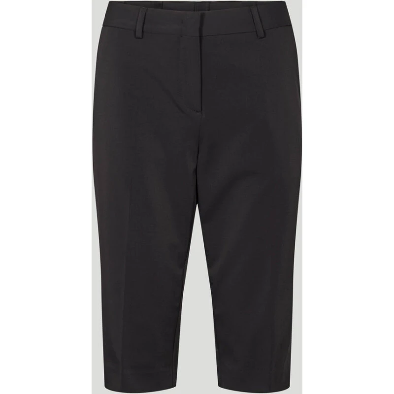 PBO New Beck capribukser – sort, slim fit (knælængde)